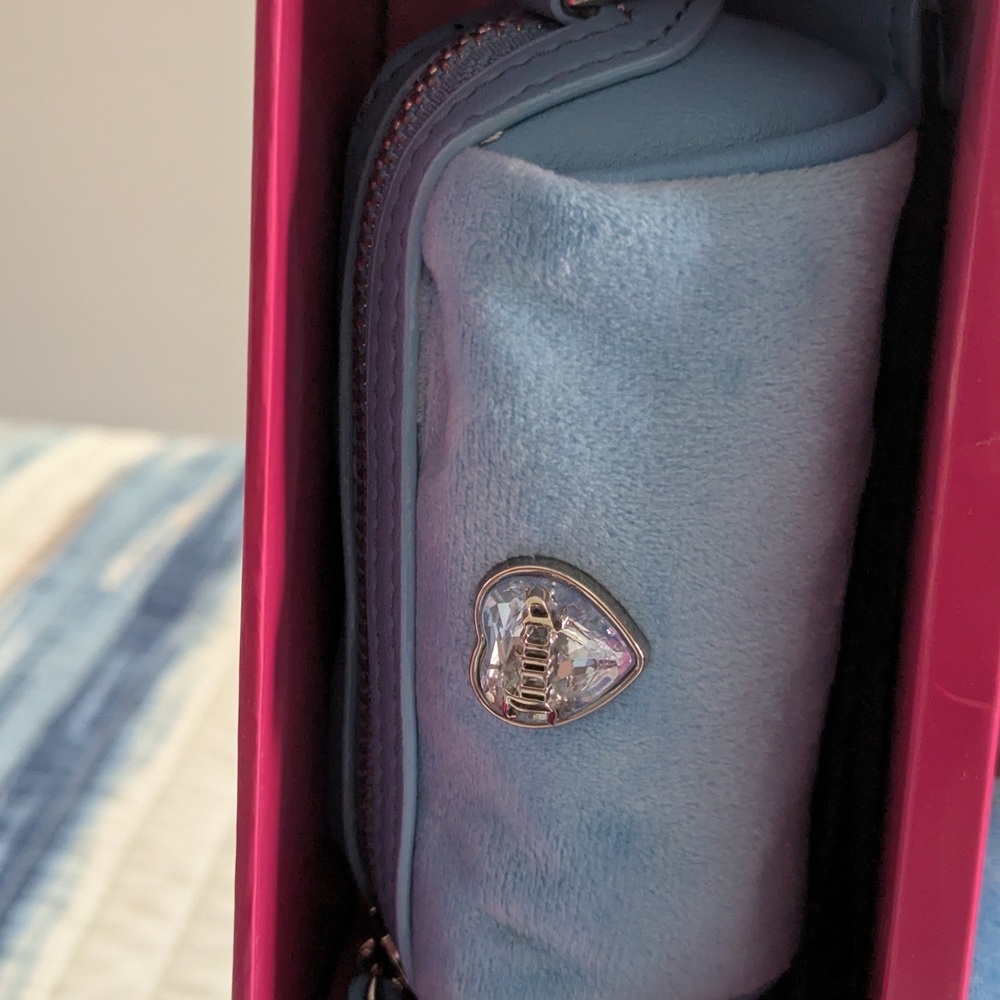 Juicy Couture Extra Spender Mini Tote In Heritage Blue - Picture 7 of 10